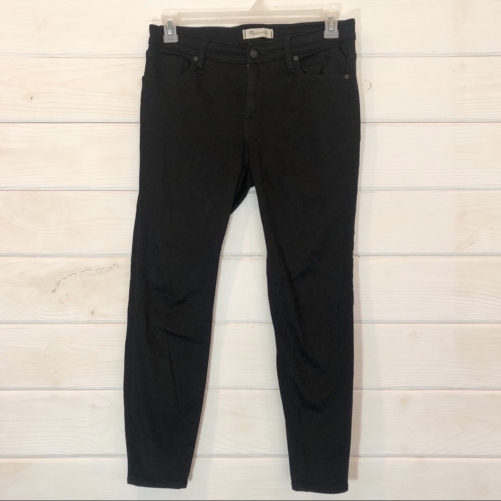 Madewell 8" Skinny Black Denim Jeans